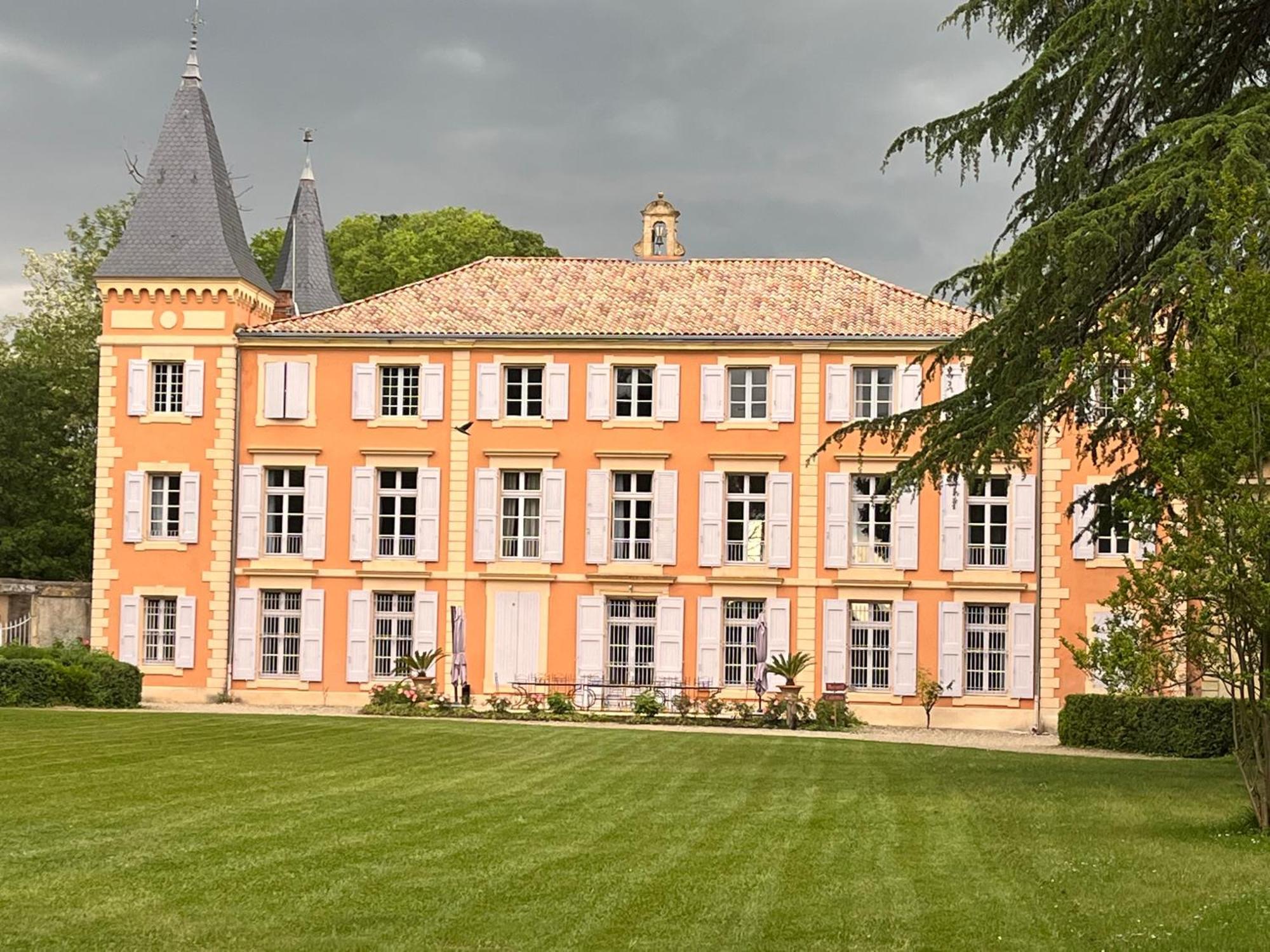 Chateau De Roquelune Pezenas Bagian luar foto