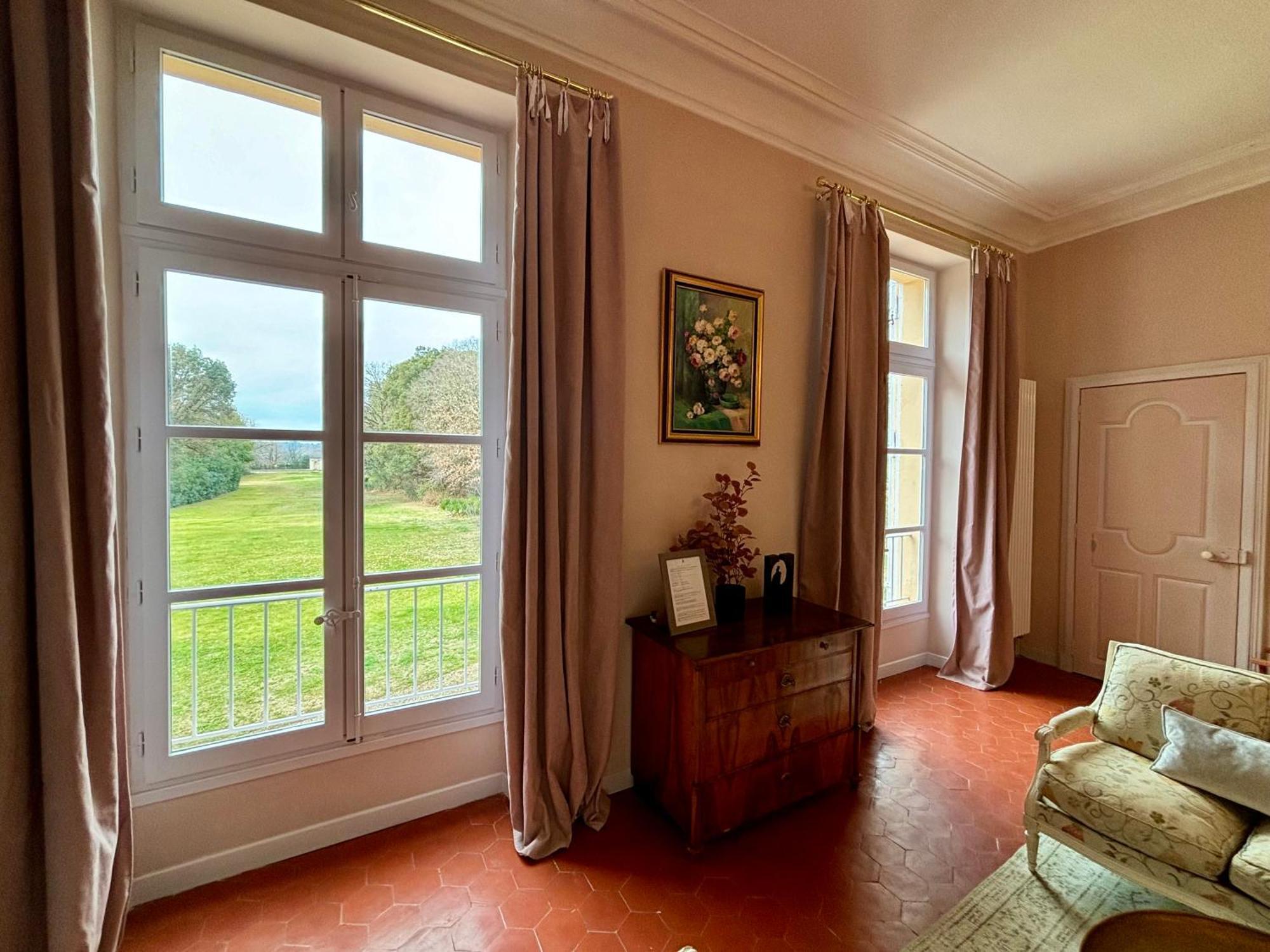 Chateau De Roquelune Pezenas Bagian luar foto